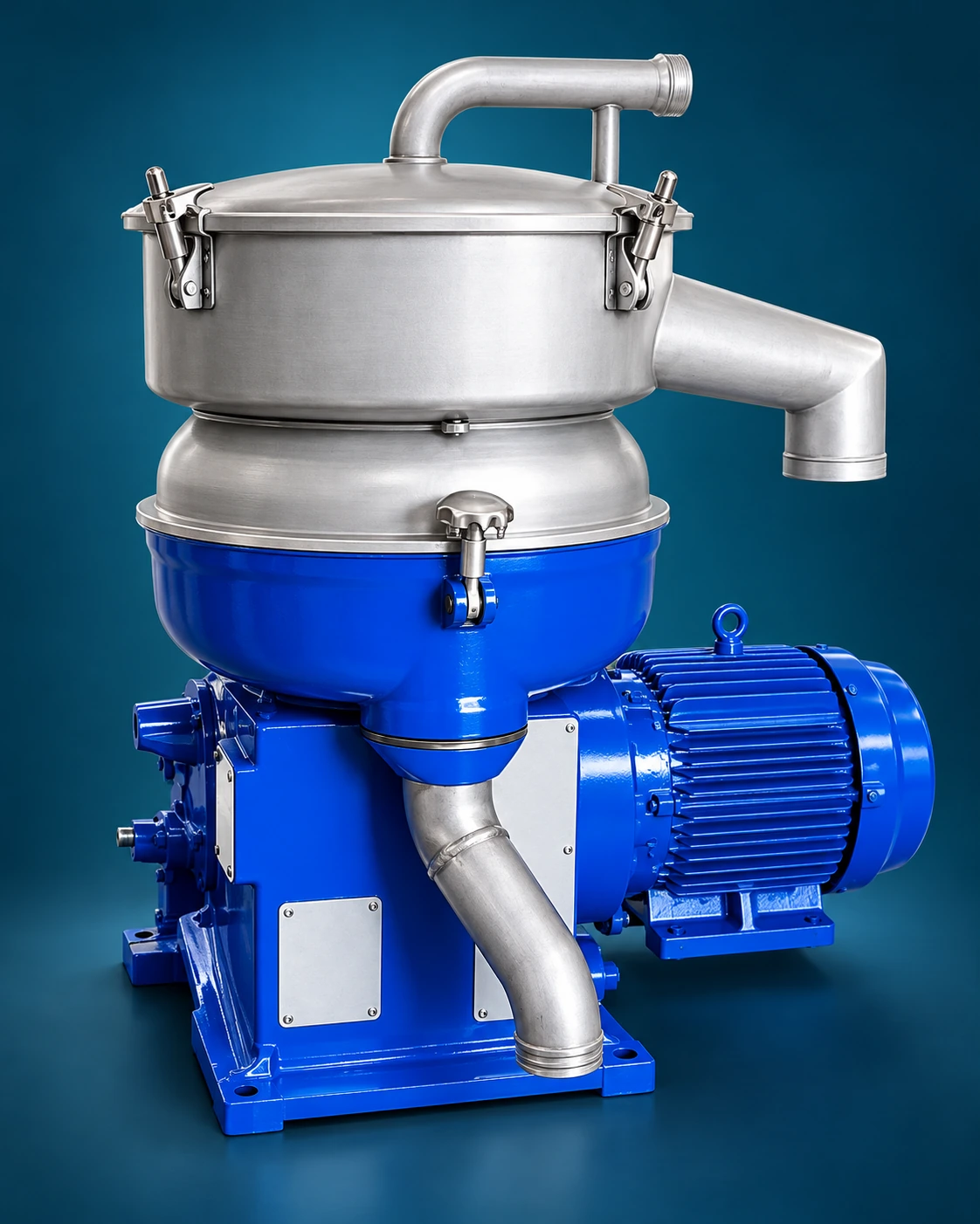 DX-309 — centrífuga azul e inox