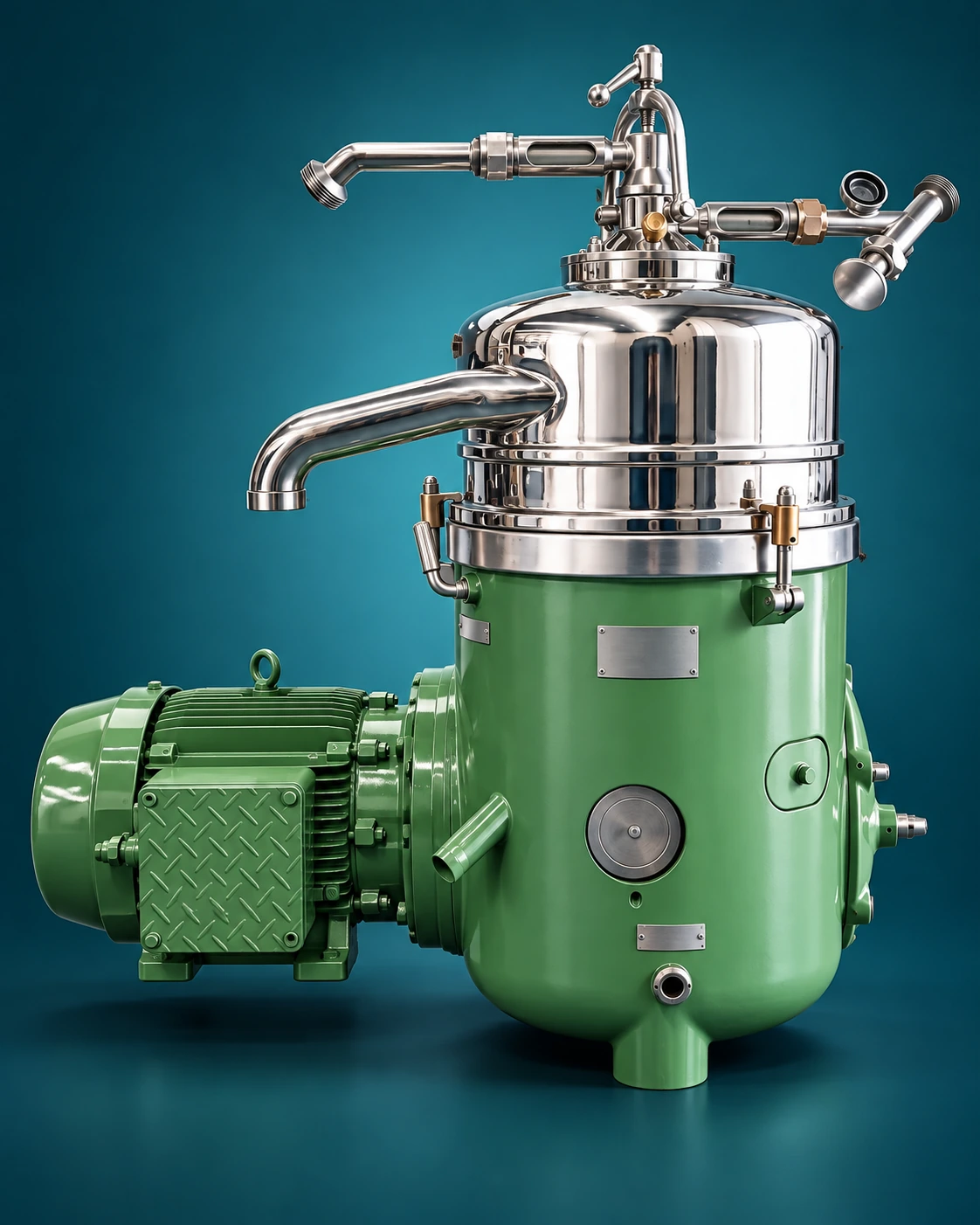 RTA-45 — centrífuga verde e inox