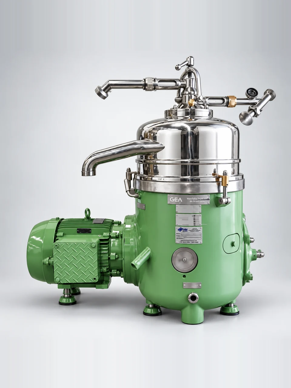 Imagem de equipamento da HM Decanter: centrífugas verticais